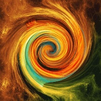 spirale en couleurs